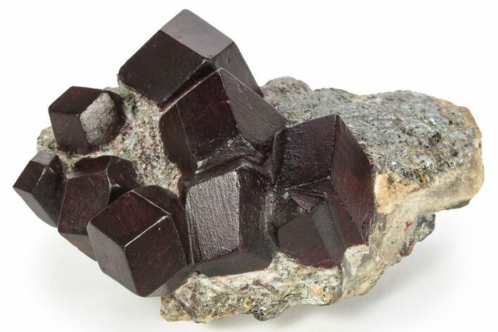 Large, Polished Almandine Garnets in Schist - Tyrol, Austria #240652